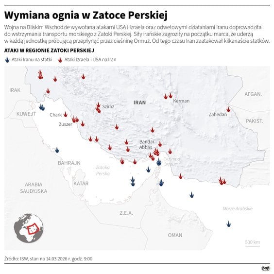 Sondaż: Polacy wskazują winnych wybuchu wojny na Bliskim Wschodzie