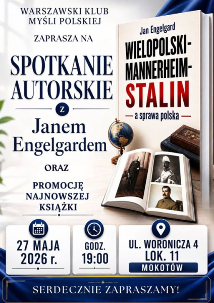 Warszawskie spotkanie z Janem Engelgardem