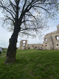 Zamek na szczycie wulkanu