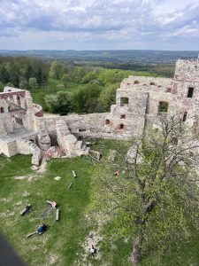 Zamek na szczycie wulkanu