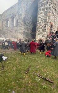 Zamek na szczycie wulkanu
