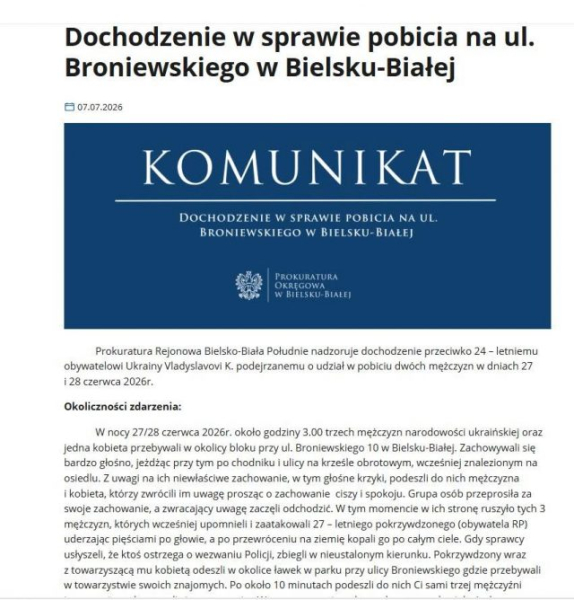 Serwis Informacyjny Myśli Polskiej 15.07.2026