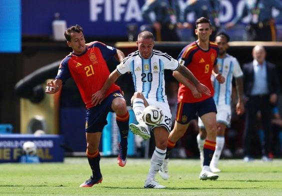 Wielki finał mundialu. Hiszpania-Argentyna. Do przerwy 0:0